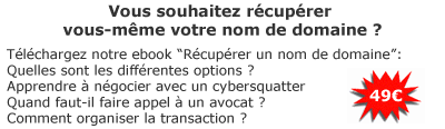 récupérer un nom de domaine